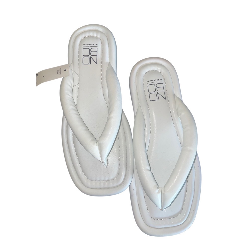 White sandals